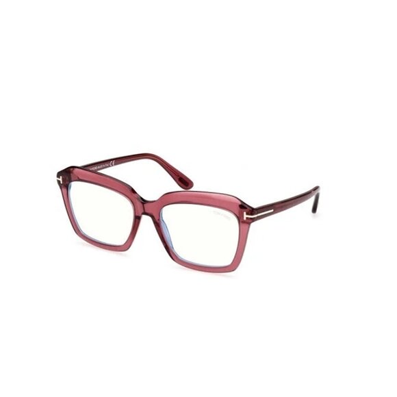 New Authentic Tom Ford FT5847-B/V 068 Geometric Eyeglasses